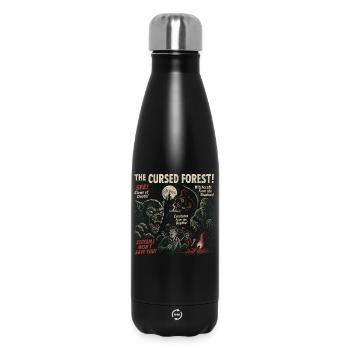 The Cursed Forest Movie Poster Halloween Forest - Insulated Water Bottle 500 ml - black - Front