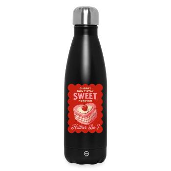 Gâteau aux cerises Gâteau aux cerises Cuisition Cerises acides - Bouteille isotherme 500 ml - noir - Devant