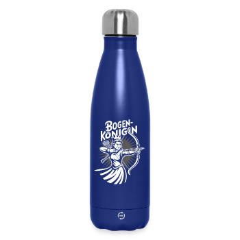 Conception de tir à l’arc pour les archers et les parcours - Bouteille isotherme 500 ml - bleu foncé  - Devant
