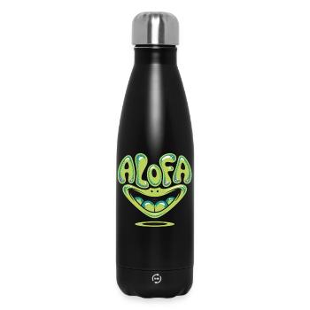 Chemise Alofa Cool Frog avec ambiance tropicale - Bouteille isotherme 500 ml - noir - Devant