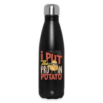 Taters Over Haters Kartoffel - Thermosflasche 500 ml - Schwarz - Vorne
