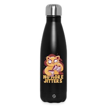 Coffee withdrawal decaffeinated ex-coffee drinker - Insulated Water Bottle 500 ml - black - Front