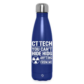 CT Tech: Nichts zu verbergen - Thermosflasche 500 ml - Dunkelblau  - Vorne
