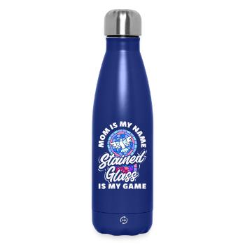 Art du vitrail Artiste du vitrail - Bouteille isotherme 500 ml - bleu foncé  - Devant