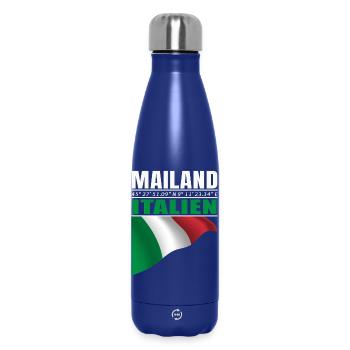 Milan - Insulated Water Bottle 500 ml - dark blue  - Front