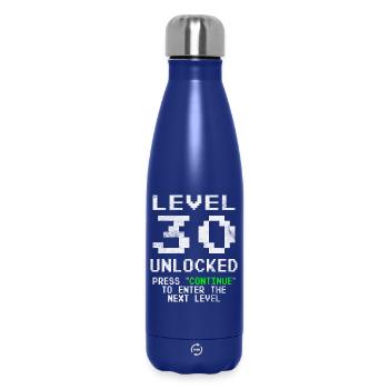 Level 30 unlocked - Thermosflasche 500 ml - Dunkelblau  - Vorne