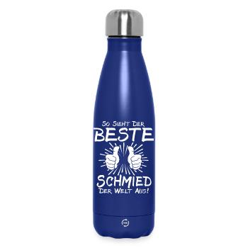 Best Blacksmith - Insulated Water Bottle 500 ml - dark blue  - Front