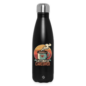 Nurse, geriatric care - Insulated Water Bottle 500 ml - black - Front