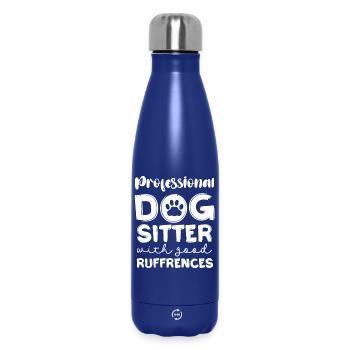 Gardiens de chiens avec de bonnes références - Bouteille isotherme 500 ml - bleu foncé  - Devant