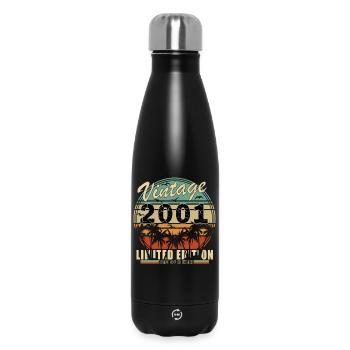 Birthday 2001 - Insulated Water Bottle 500 ml - black - Front