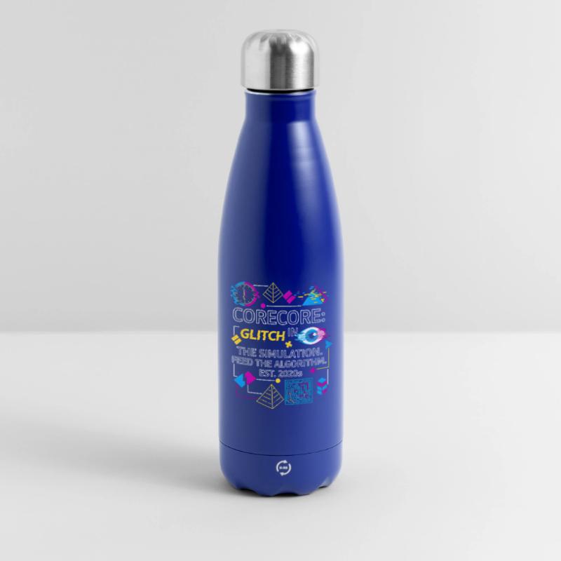 Corecore Glitch Simulation Algorithm Collage Thermosflasche 500 ml