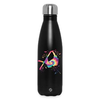 Alpine skiing Winter sports Nordic skiing - Insulated Water Bottle 500 ml - black - Front