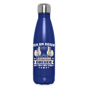Dreher Sprüche - Thermosflasche 500 ml - Dunkelblau  - Vorne