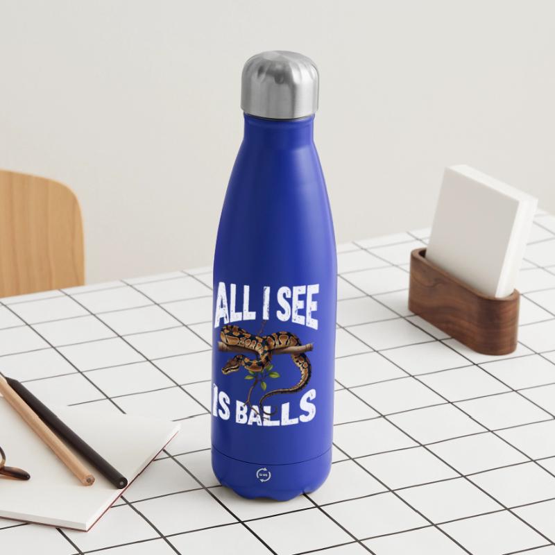 King Python Snakes Lover Terrarium Python Insulated Water Bottle 500 ml