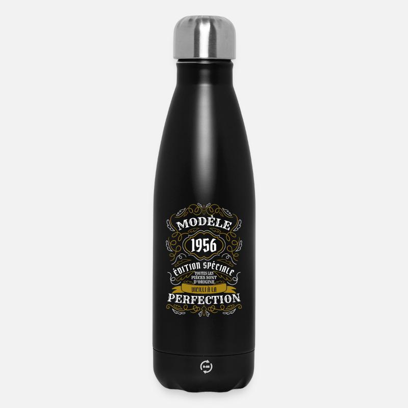 MODELE4Modèle 1956 Édition Spéciale Vieilli à la P - Bouteille isotherme 500 ml - noir