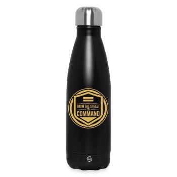 Polizeileutnant Polizeileutnant Dienstgrad Lt - Thermosflasche 500 ml - Schwarz - Vorne