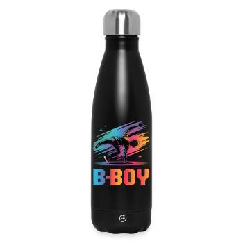 B-Boy Breakdance Streetstyle Breakdancer - Bouteille isotherme 500 ml - noir - Devant