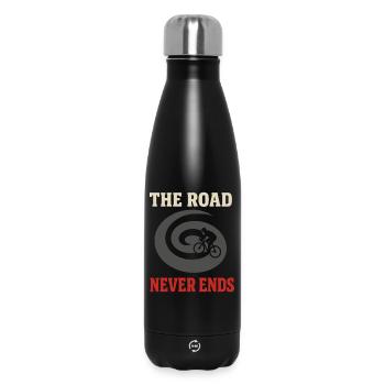 Century Ride 100-mile ride Cyclist Century - Insulated Water Bottle 500 ml - black - Front
