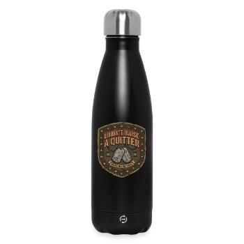 Stolze Army Mama Vintage Militaer Abzeichen - Thermosflasche 500 ml - Schwarz - Vorne