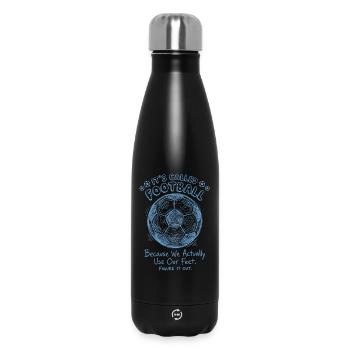 Funny Soccer 90 Minutes Football - Thermosflasche 500 ml - Schwarz - Vorne