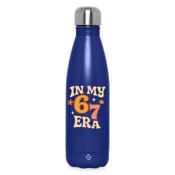 Dans mon mème d’humour italien de la pourriture cervementale de l’ère 67 des Six Sept - Bouteille isotherme 500 ml - bleu foncé  - Devant