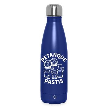 Petanque Pastis Boule Kugel Sport - Thermosflasche 500 ml - Dunkelblau  - Vorne