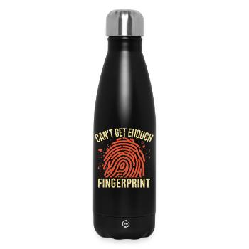 Forensic Science Major Can ́t Enough - Insulated Water Bottle 500 ml - black - Front
