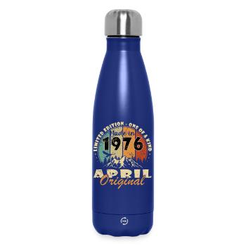 Jubilee year April 1976 - Insulated Water Bottle 500 ml - dark blue  - Front