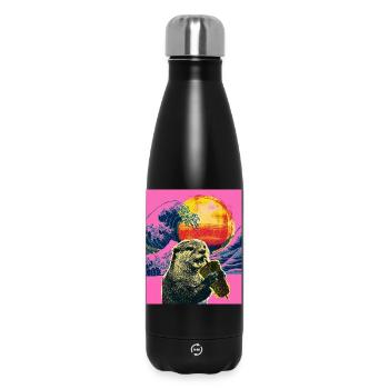 Doner Kebab Otter - Insulated Water Bottle 500 ml - black - Front