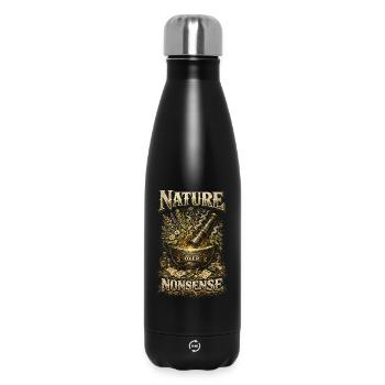 Herbalist Pharmacist Nature Over Nonsense - Insulated Water Bottle 500 ml - black - Front