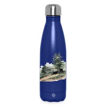 Modern Yoga Retreat Cabin - Insulated Water Bottle 500 ml - dark blue  - Front
