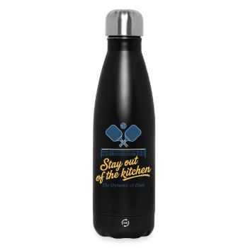 Pickleball Player Love Pickleball Stay Out Of The - Insulated Water Bottle 500 ml - black - Front