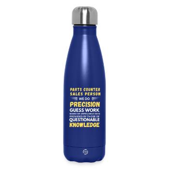 Teileverkäufer Wir machen Präzision - Thermosflasche 500 ml - Dunkelblau  - Vorne