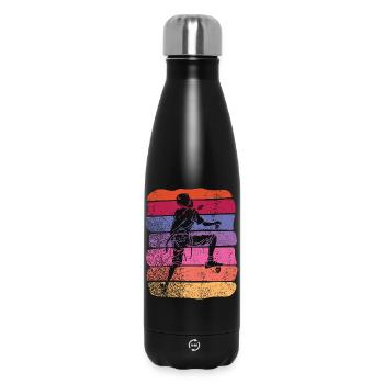 Boulderer Boulder Bouldern - Thermosflasche 500 ml - Schwarz - Vorne