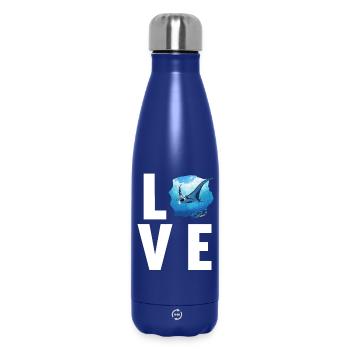 Rochen Mantarochen - Thermosflasche 500 ml - Dunkelblau  - Vorne