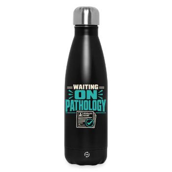 Semaine du laboratoire de pathologie, Diagnostic, - Bouteille isotherme 500 ml - noir - Devant