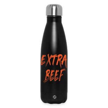 The Extra Beef - Insulated Water Bottle 500 ml - black - Front