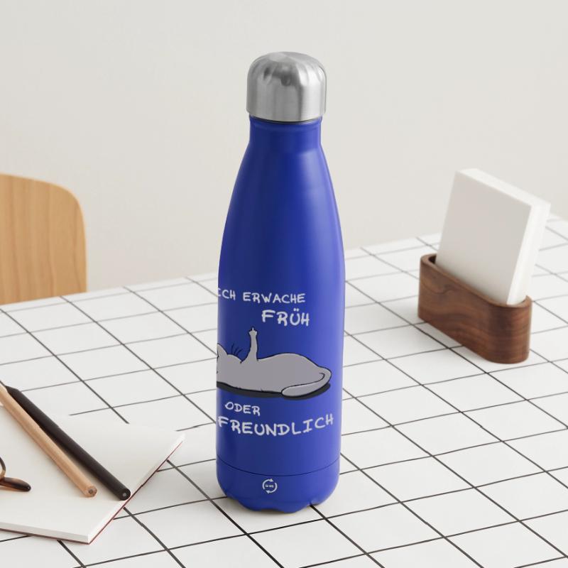 Ich erwache früh oder freundlich Thermosflasche 500 ml
