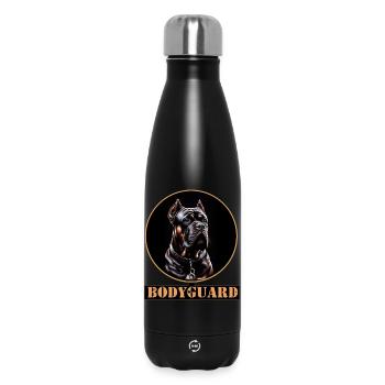 Bodyguard Cane Corso Portrait - Thermosflasche 500 ml - Schwarz - Vorne