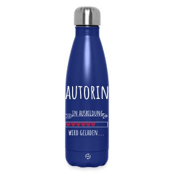 Creative Writing Student Profession Author - Insulated Water Bottle 500 ml - dark blue  - Front
