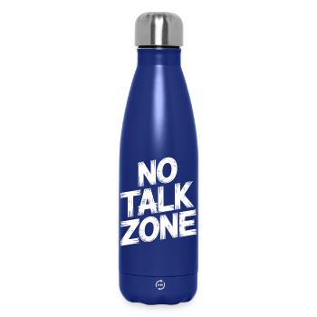 No Talk Zone - Thermosflasche 500 ml - Dunkelblau  - Vorne