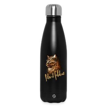 Félin Fabuleux Splatter - Bouteille isotherme 500 ml - noir - Devant