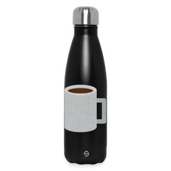 Stone Speckle Coffee Mug - Insulated Water Bottle 500 ml - black - Front