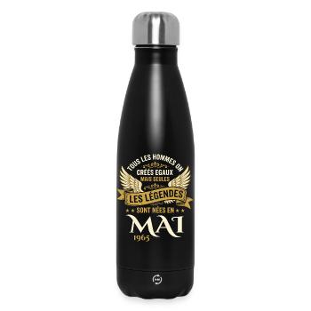 Anniversaire Mai 1965 - Bouteille isotherme 500 ml - noir - Devant