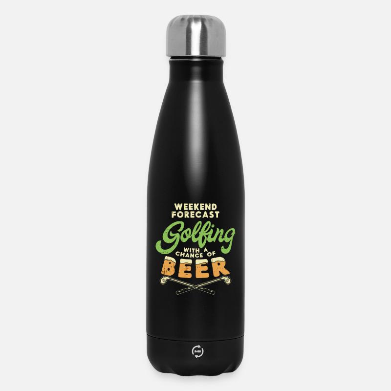 Golf - Thermosflasche 500 ml - Schwarz