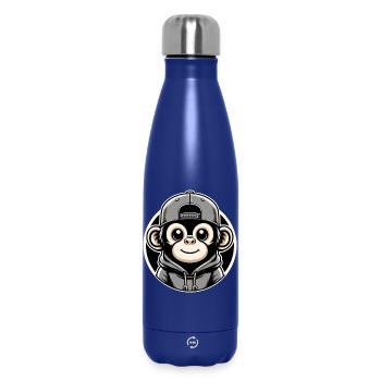 Casquette à capuche Monkey Round - Bouteille isotherme 500 ml - bleu foncé  - Devant
