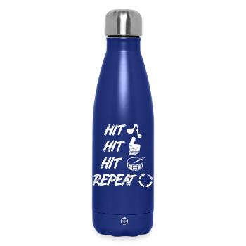Caisse claire Dicton - Bouteille isotherme 500 ml - bleu foncé  - Devant