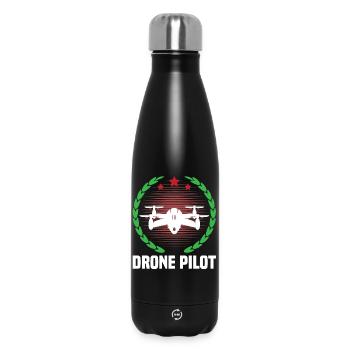 Pilote de drone - Bouteille isotherme 500 ml - noir - Devant