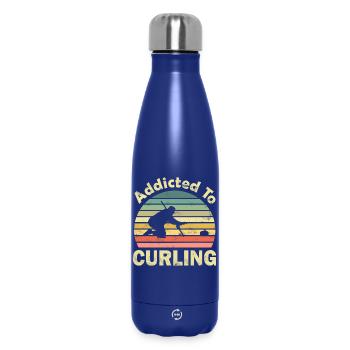 Curling - Bouteille isotherme 500 ml - bleu foncé  - Devant