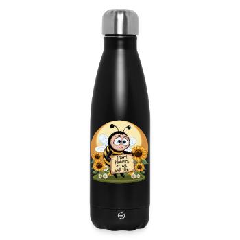 Bienen Retten - Thermosflasche 500 ml - Schwarz - Vorne